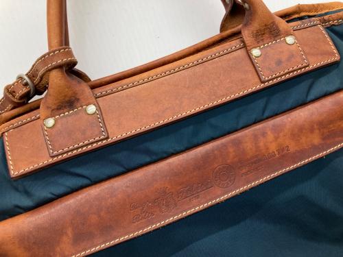 Felisi（フェリージ）Felisi (フェリージ) レザー切替ハンドバッグ グリーンの古着・服飾アイテム
