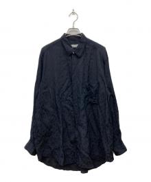 COMME des GARCONS HOMME（コムデギャルソン オム）の古着「80'S レーヨンシャツ」｜ブラック
