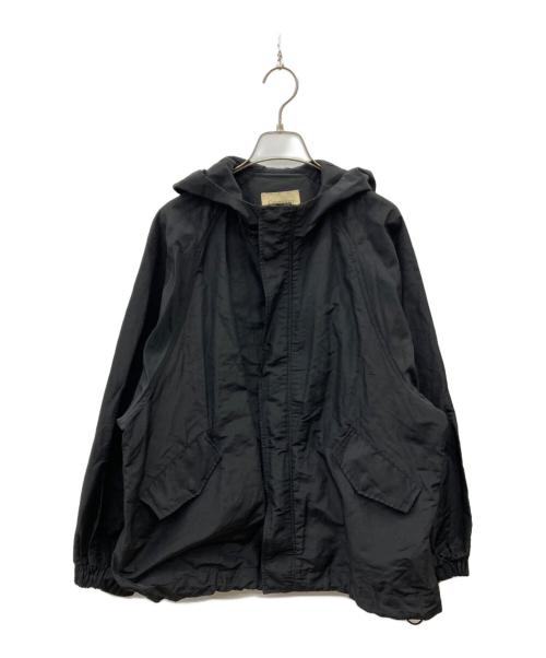 Curensology（カレンソロジー）Curensology (カレンソロジー) ナイロンラミーフーディーブルゾン ブラック サイズ:FREEの古着・服飾アイテム