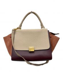 CELINE（セリーヌ）の古着「トラペーズ ミディアム ハンドバッグ」｜マルチカラー