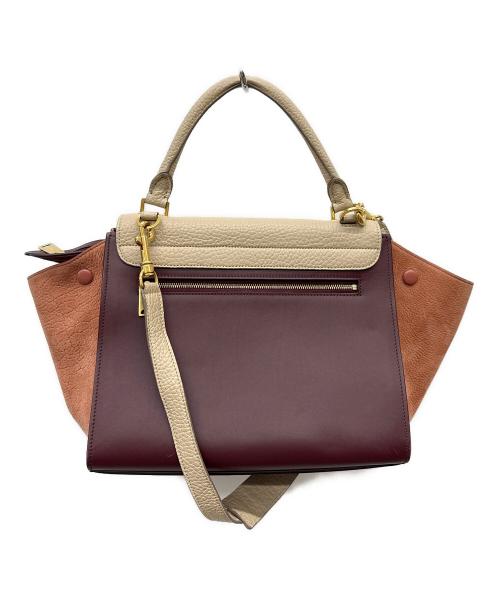 CELINE（セリーヌ）CELINE (セリーヌ) トラペーズ ミディアム ハンドバッグ マルチカラーの古着・服飾アイテム