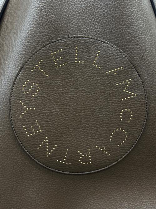 STELLA McCARTNEY（ステラマッカートニー）STELLA McCARTNEY (ステラマッカートニー) Logo Tote Embossed Grainy Mat ブラウンの古着・服飾アイテム