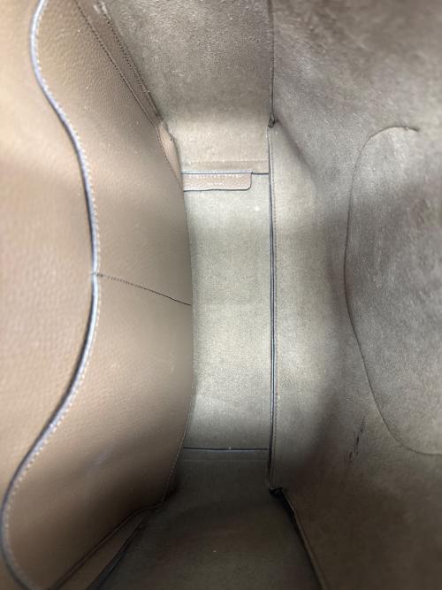 STELLA McCARTNEY（ステラマッカートニー）STELLA McCARTNEY (ステラマッカートニー) Logo Tote Embossed Grainy Mat ブラウンの古着・服飾アイテム