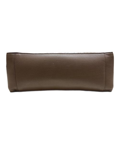STELLA McCARTNEY（ステラマッカートニー）STELLA McCARTNEY (ステラマッカートニー) Logo Tote Embossed Grainy Mat ブラウンの古着・服飾アイテム