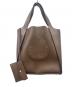 STELLA McCARTNEY（ステラマッカートニー）の古着「Logo Tote Embossed Grainy Mat」｜ブラウン
