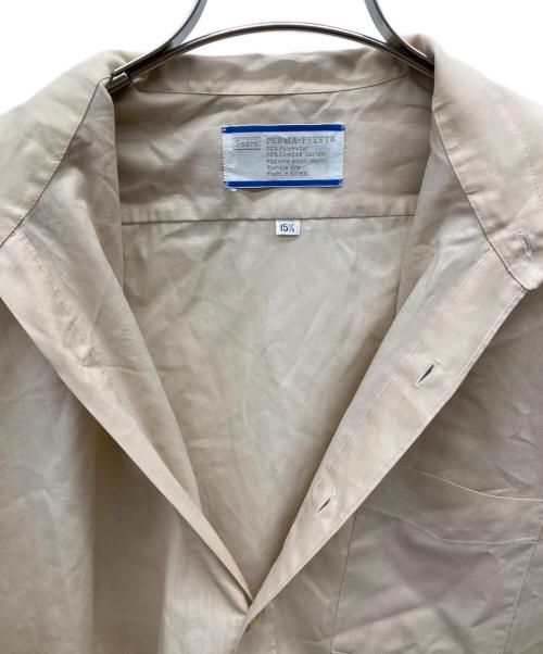 Sears（シアーズ）Sears (シアーズ) 70s 半袖シャツ ベージュ サイズ:SIZE 15 1/2の古着・服飾アイテム