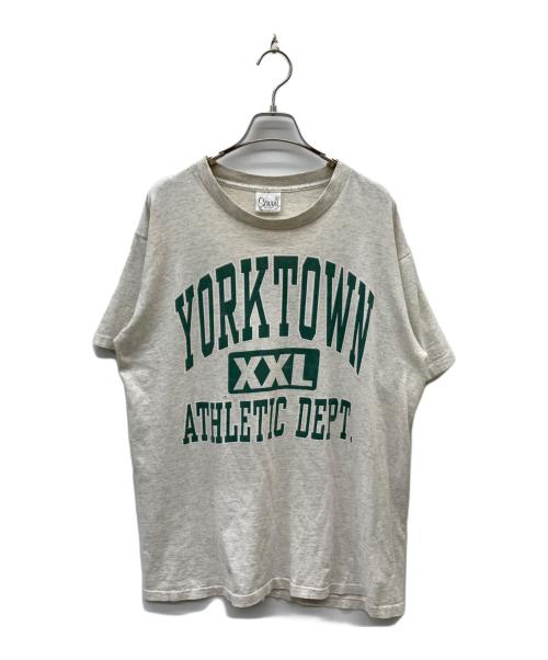 Savvy Sportswear（サヴィー・スポーツウェア）Savvy Sportswear (サヴィー・スポーツウェア) 90s YORKTOWN プリントTシャツ アイボリー サイズ:SIZE Lの古着・服飾アイテム