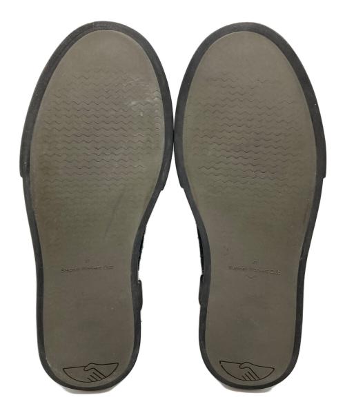 SWC（ステファニー ワーカーズ クラブ）SWC (ステファニー ワーカーズ クラブ) DELLOW LOW HAIRY SUEDE ブラック サイズ:41の古着・服飾アイテム