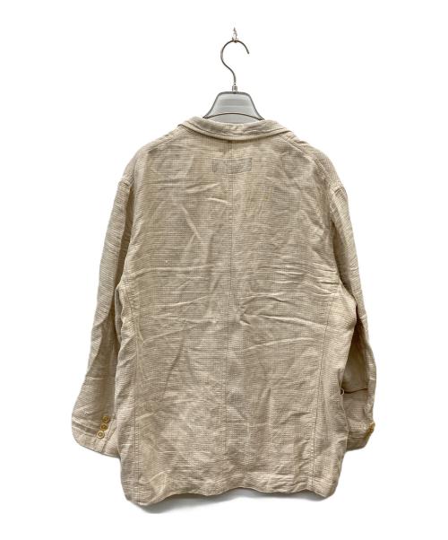 COMME des GARCONS HOMME（コムデギャルソン オム）COMME des GARCONS HOMME (コムデギャルソン オム) リネン3Bジャケット ベージュ サイズ:Mの古着・服飾アイテム