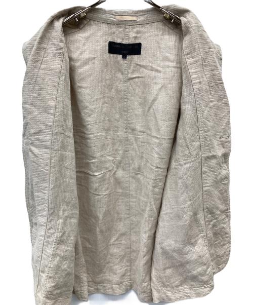 COMME des GARCONS HOMME（コムデギャルソン オム）COMME des GARCONS HOMME (コムデギャルソン オム) リネン3Bジャケット ベージュ サイズ:Mの古着・服飾アイテム