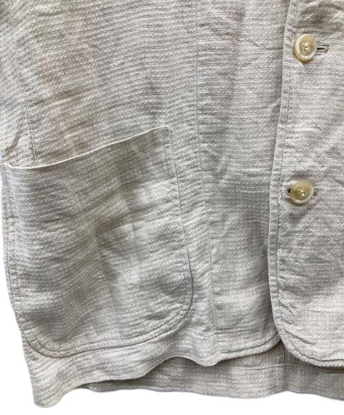 COMME des GARCONS HOMME（コムデギャルソン オム）COMME des GARCONS HOMME (コムデギャルソン オム) リネン3Bジャケット ベージュ サイズ:Mの古着・服飾アイテム
