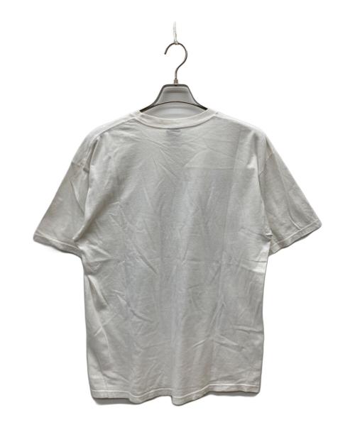 stussy（ステューシー）stussy (ステューシー) 00s フォトグラフィックTシャツ ホワイト×パープル サイズ:Lの古着・服飾アイテム
