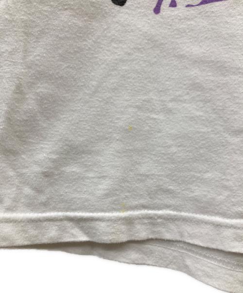 stussy（ステューシー）stussy (ステューシー) 00s フォトグラフィックTシャツ ホワイト×パープル サイズ:Lの古着・服飾アイテム