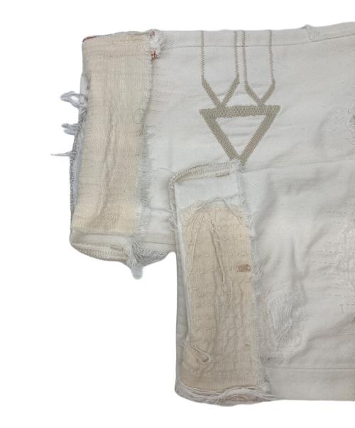 POLO RALPH LAUREN（ポロ・ラルフローレン）POLO RALPH LAUREN (ポロ・ラルフローレン) USED加工デニムパンツ ホワイト サイズ:27の古着・服飾アイテム