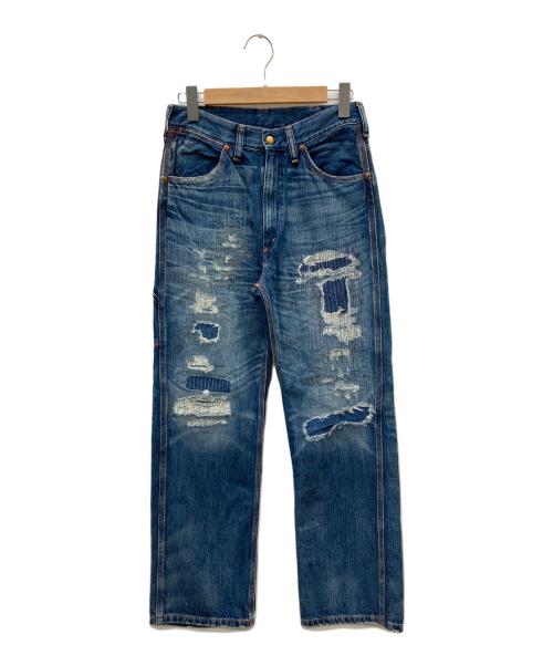 RRL（ダブルアールエル）RRL (ダブルアールエル) USED加工デニムパンツ インディゴ サイズ:SIZE 27の古着・服飾アイテム