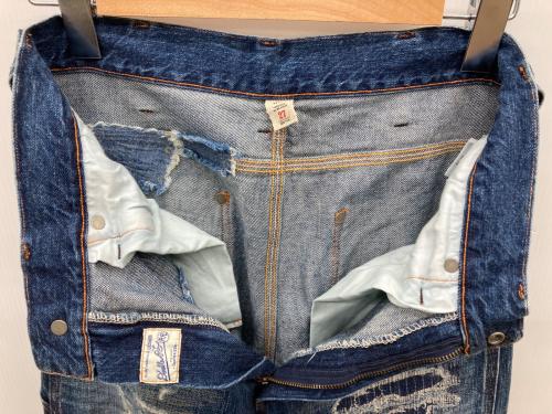 RRL（ダブルアールエル）RRL (ダブルアールエル) USED加工デニムパンツ インディゴ サイズ:SIZE 27の古着・服飾アイテム