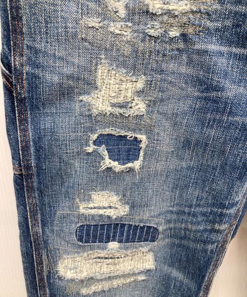 RRL（ダブルアールエル）RRL (ダブルアールエル) USED加工デニムパンツ インディゴ サイズ:SIZE 27の古着・服飾アイテム