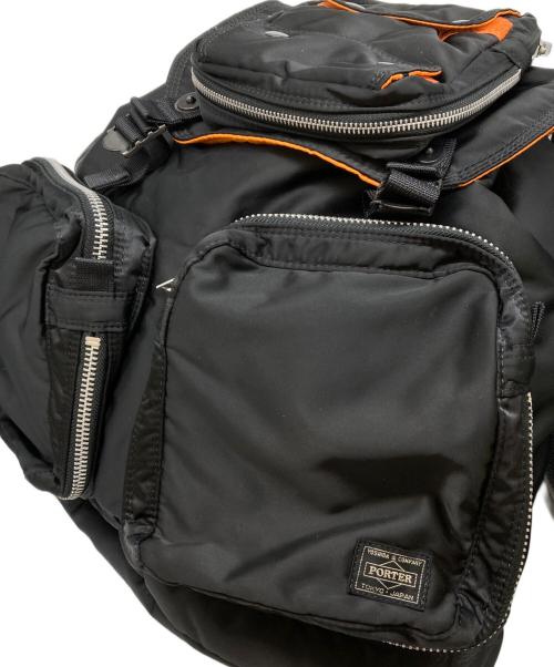 PORTER（ポーター）PORTER (ポーター) TANKER BACKPACK ブラックの古着・服飾アイテム