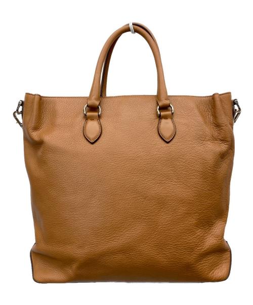 FARO（ファーロ）FARO (ファーロ) CAPRERA MOUSSE 2WAYレザーバッグ ブラウンの古着・服飾アイテム