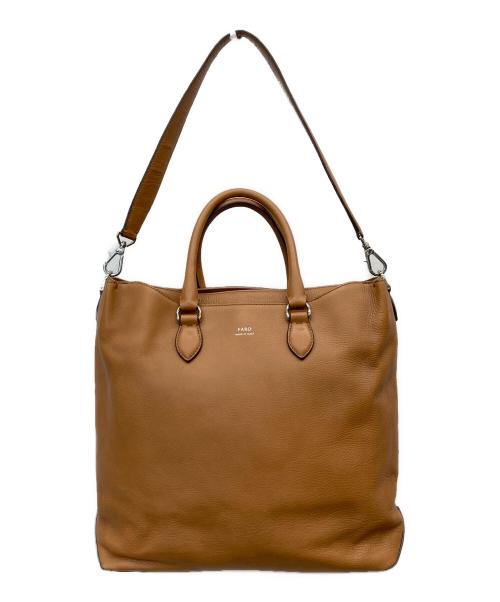 FARO（ファーロ）FARO (ファーロ) CAPRERA MOUSSE 2WAYレザーバッグ ブラウンの古着・服飾アイテム