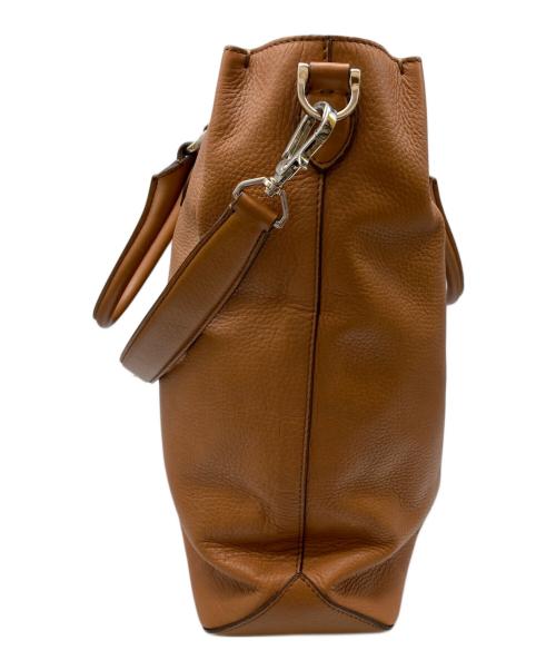FARO（ファーロ）FARO (ファーロ) CAPRERA MOUSSE 2WAYレザーバッグ ブラウンの古着・服飾アイテム