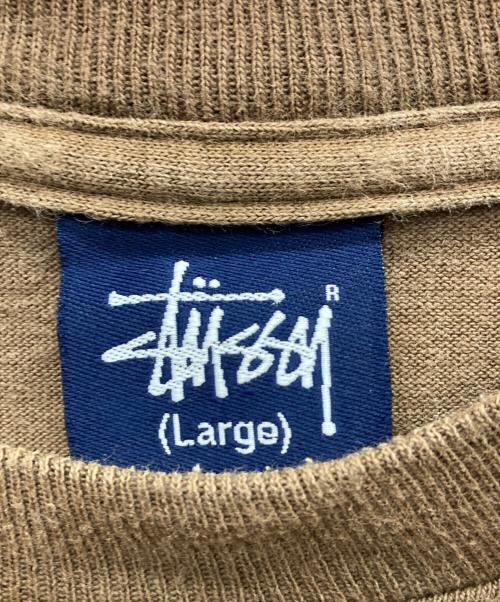 stussy（ステューシー）stussy (ステューシー) 90’s CUSTOMADE Tシャツ ブラウン サイズ:Lの古着・服飾アイテム