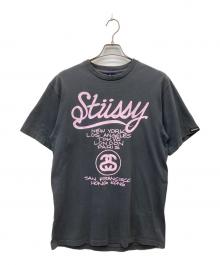 stussy（ステューシー）の古着「90’s CUSTOMADE Tシャツ」｜グレー×ピンク