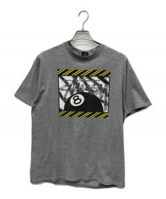 中古・古着通販】stussy (ステューシー) ラグランキャラクターTシャツ