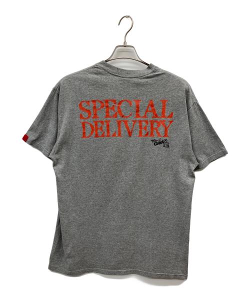 stussy（ステューシー）stussy (ステューシー) 90’s エイトボールプリントTシャツ グレー サイズ:Lの古着・服飾アイテム