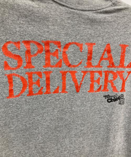 stussy（ステューシー）stussy (ステューシー) 90’s エイトボールプリントTシャツ グレー サイズ:Lの古着・服飾アイテム