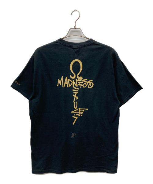 stussy（ステューシー）stussy (ステューシー) NEXUSVII (ネクサスセブン) プリントTシャツ ブラック サイズ:Lの古着・服飾アイテム
