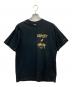 stussy（ステューシー）の古着「プリントTシャツ」｜ブラック