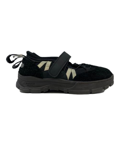 Rockfish Weatherwear（ロックフィッシュウェザーウェア）Rockfish Weatherwear (ロックフィッシュウェザーウェア) BRYN VELCRO SNEAKERS ブラック サイズ:UK5の古着・服飾アイテム
