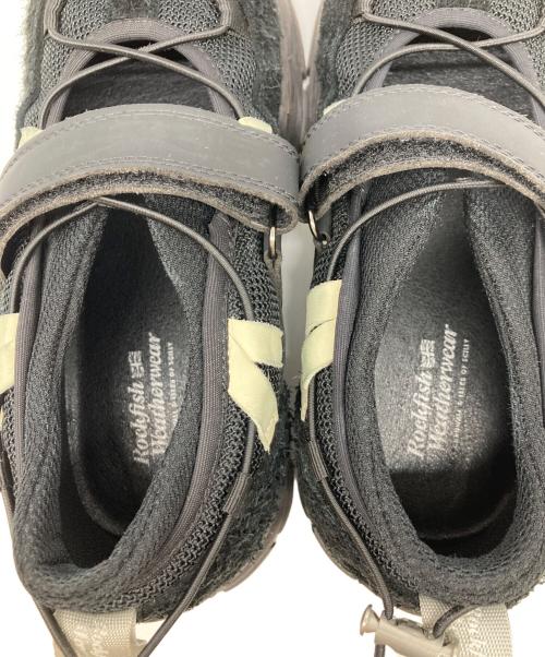 Rockfish Weatherwear（ロックフィッシュウェザーウェア）Rockfish Weatherwear (ロックフィッシュウェザーウェア) BRYN VELCRO SNEAKERS ブラック サイズ:UK5の古着・服飾アイテム