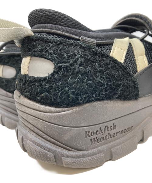 Rockfish Weatherwear（ロックフィッシュウェザーウェア）Rockfish Weatherwear (ロックフィッシュウェザーウェア) BRYN VELCRO SNEAKERS ブラック サイズ:UK5の古着・服飾アイテム