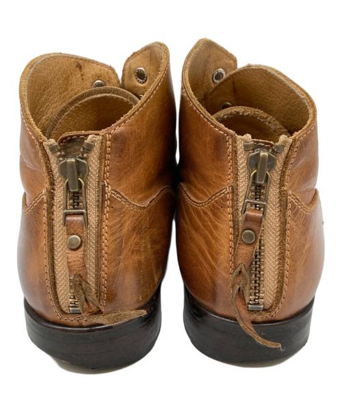 PADRONE（パドローネ）PADRONE (パドローネ) BACKZIP BOOTS ブラウン サイズ:42の古着・服飾アイテム