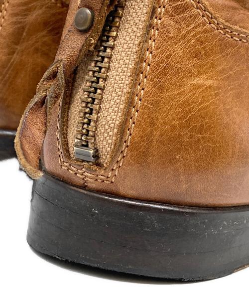 PADRONE（パドローネ）PADRONE (パドローネ) BACKZIP BOOTS ブラウン サイズ:42の古着・服飾アイテム
