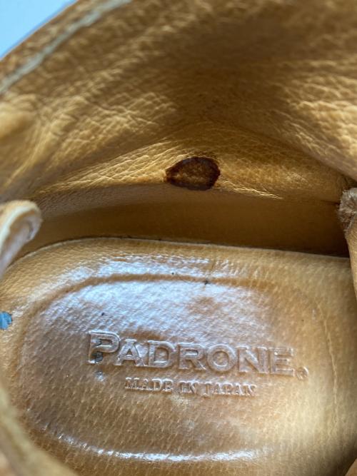PADRONE（パドローネ）PADRONE (パドローネ) BACKZIP BOOTS ブラウン サイズ:42の古着・服飾アイテム