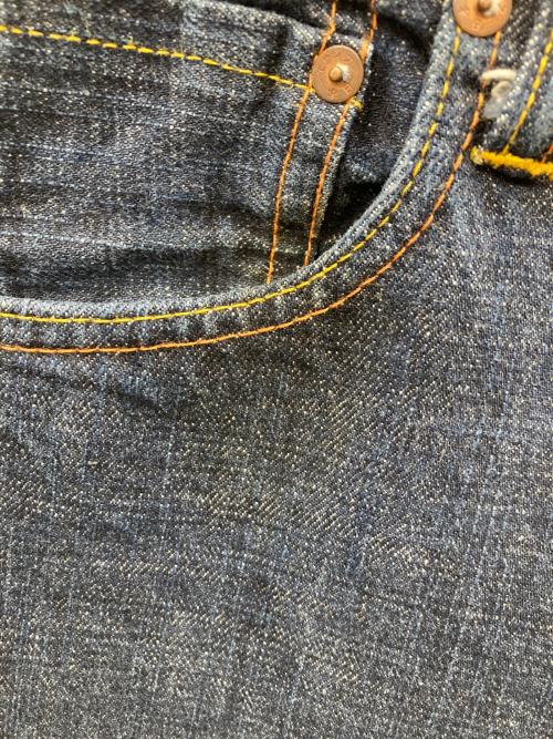 EVISU（エヴィス）EVISU (エヴィス) 家紋刺繍デニムパンツ インディゴ サイズ:SIZE W31×L35の古着・服飾アイテム