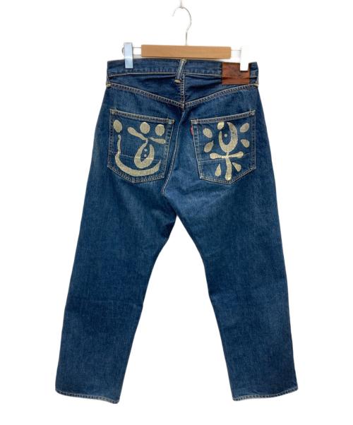 EVISU（エヴィス）EVISU (エヴィス) 道楽デニムパンツ インディゴ サイズ:W32×35の古着・服飾アイテム