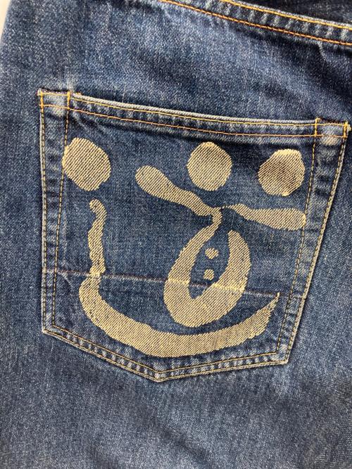 EVISU（エヴィス）EVISU (エヴィス) 道楽デニムパンツ インディゴ サイズ:W32×35の古着・服飾アイテム