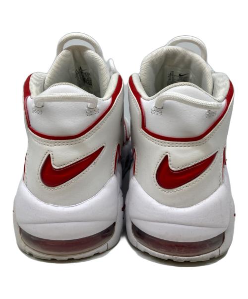 NIKE（ナイキ）NIKE (ナイキ) AIR MORE UPTEMPO 9 ホワイト×レッド サイズ:26.5の古着・服飾アイテム