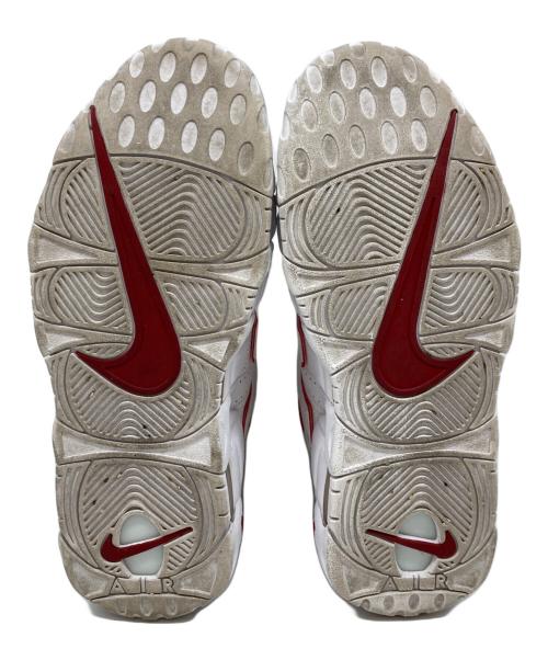 NIKE（ナイキ）NIKE (ナイキ) AIR MORE UPTEMPO 9 ホワイト×レッド サイズ:26.5の古着・服飾アイテム