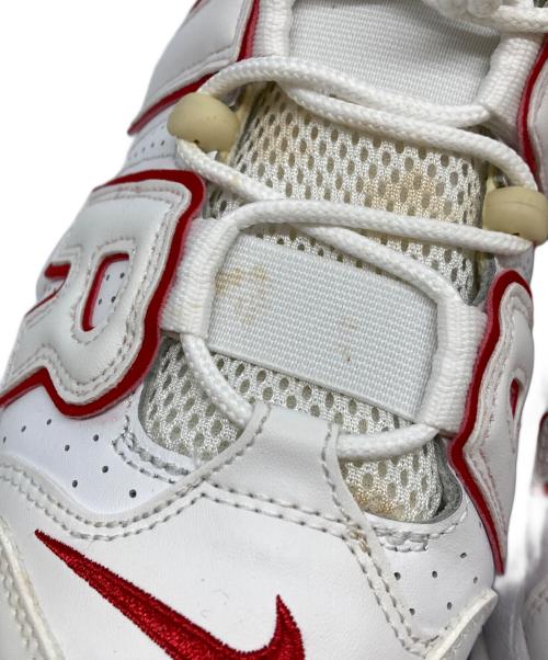 NIKE（ナイキ）NIKE (ナイキ) AIR MORE UPTEMPO 9 ホワイト×レッド サイズ:26.5の古着・服飾アイテム