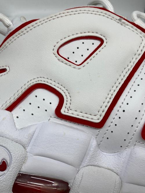 NIKE（ナイキ）NIKE (ナイキ) AIR MORE UPTEMPO 9 ホワイト×レッド サイズ:26.5の古着・服飾アイテム