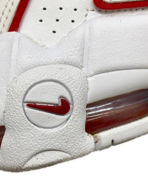 NIKE（ナイキ）NIKE (ナイキ) AIR MORE UPTEMPO 9 ホワイト×レッド サイズ:26.5の古着・服飾アイテム