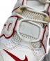 中古・古着 NIKE (ナイキ) AIR MORE UPTEMPO 9 ホワイト×レッド サイズ:26.5：8000円