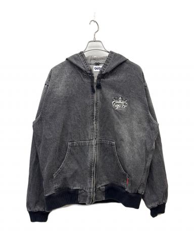 中古・古着通販】9090 (9090) King Logo Vintage Denim Hoodie