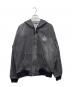 9090（9090）の古着「King Logo Vintage Denim Hoodie」｜ブラック