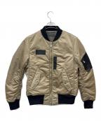 muta MARINE×acanthusムータマリン×アカンサス）の古着「MA-1ジャケット」｜ベージュ